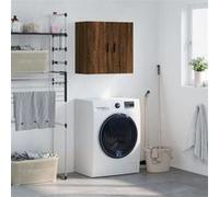 vidaXL Armoire Murale, Placard Suspendu avec Rangement, Meuble Flottant de Salon Salle de Séjour Intérieur, Moderne, Chêne Marron Bois d'Ingénierie