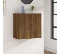 Armoire Murale Meuble de Rangement Armoire Flottante Suspendue Salon Salle de Séjour Intérieur Chêne Marron 60x31x60 cm Bois d'Ingénierie