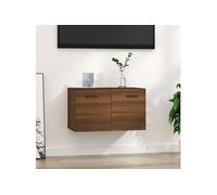 Armoire Murale Chêne Marron 60x36,5x35 cm Bois d'Ingénierie Flottante vidaXL
