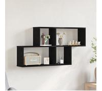 Armoire murale - Chêne noir - 76x15x53 cm - Bois d'ingénierie - Finition mate