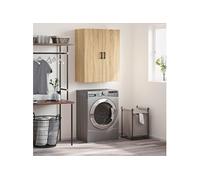 vidaXL Armoire murale Meuble flottant moderne avec rangement – Chêne Sonoma (bois d'ingénierie)