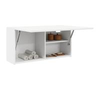 vidaXL Armoire murale de bain blanc 80x25x40 cm bois d'ingénierie 860085