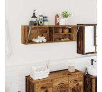 Armoire Murale de Bain Étagère de Rangement Intérieur Bois d'Ingénierie vidaXL