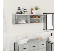 vidaXL Armoire murale de bain Gris béton 60x25x30 cm en bois d'ingénierie