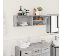 vidaXL Armoire murale de bain Sonoma Gris 100×25×30 cm Bois ingénierie