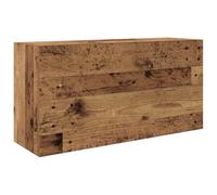 Armoire murale de bain vieux bois 80x25x40 cm bois d ingénierie