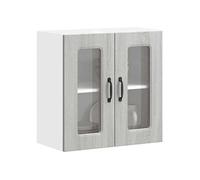 Meuble bas pour évier Kalmar gris béton bois ingénierie vidaXL