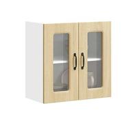 vidaXL Armoire Murale de Cuisine avec Porte vitrée Kalmar en Bois