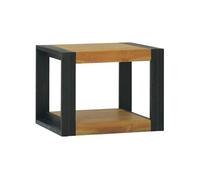 Armoire murale de salle de bain 45x45x35 cm Teck solide