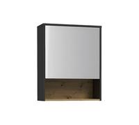 Vente-unique - Armoire Murale de Salle de Bain Anthracite - 60 cm - YANGRA