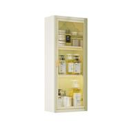 Armoire murale de salle de bain au-dessus des toilettes, étagère de rangement réglable, organiseur de rangement blanc à suspendre pour salon, entrée, cuisine (30 x 70 cm)