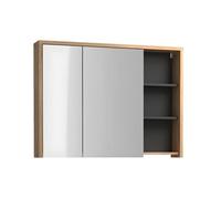 Armoire murale de salle de bain coloris naturel - 100 cm - PURNAL