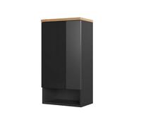 Vicco Armoire Murale de Salle de Bain Eden, Anthracite/Chêne Artisan, 40 x 77 cm