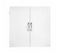 Armoire Murale de Salle de Bain, Étagères Réglables, Meuble de Rangement Moderne, pour Salle de Bain, Blanc