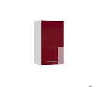 Armoire murale de salle de bain Fame-Line, 40x72cm, Rouge bordeaux Haute brillance, Blanc, Vicco