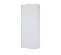 Armoire murale de salle de bain Gloria, 33x84cm avec 2 étagères, Blanc, Blanc, Vicco