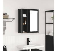 Armoire murale de salle de bain miroir chêne marron 50x21x60 cm vidaXL
