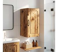 vidaXL Armoire Murale de Salle de Bain Utrecht Gris béton, Rangement de Salle de Bain, Armoire Moderne résistante à l'humidité, Organisateur Mural, Design Compact pour Vos Essentiels