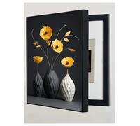 Armoire murale décorative, couvercle de panneau de disjoncteur, couvercle de porte électrique for masquer le coffret de compteur, couvercle de boîte à fusibles(Color8,35x45cm/13.8x17.7in)