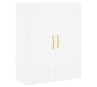 Armoire Murale Design élégant Rangement Suspendu 69,5 x 34 x 90 cm en Bois d'ingénierie Blanc 02_0048571