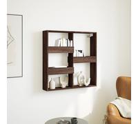 vidaXL Armoire murale de salle de bain – Étagère de rangement – Bois d'ingénierie