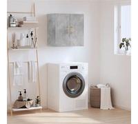 Vidaxl Armoire Murale Gris Béton 60x31x60 Cm Bois D'ingénierie Gris