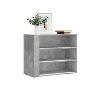 Vidaxl Armoire Murale Gris Béton 75x35x60 Cm Bois D'ingénierie Marron