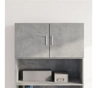 vidaXL Armoire murale Gris béton en bois d'ingénierie 80 x 42,5 x 40 cm