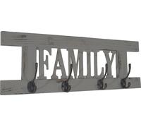 Armoire murale HWC-C60 Family, Wardrobe Wardrobe Panel, Shabby-Look Vintage 60x21cm ~ grau, shabby