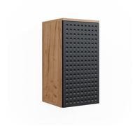 Vicco Armoire Murale de Salle de Bain Irma, Chêne de Force doré/Anthracite, 30 x 59 cm 2 Compartiments, Salle de Bain