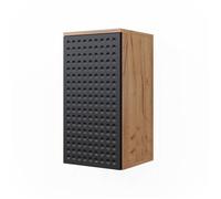 Armoire murale Irma 30x59cm 2 compartiments salle de bain Anthracite à pois Vicco 42863