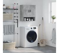 vidaXL Armoire Murale, Placard Suspendu avec Rangement, Meuble Flottant de Salon Salle de Séjour Intérieur, Moderne, Gris Béton Bois d'Ingénierie