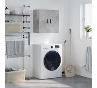 Vidaxl Armoire Murale Gris Béton 60x31x60 Cm Bois D'ingénierie Gris