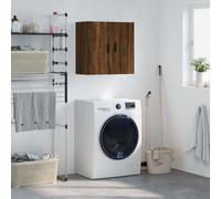 vidaXL Armoire Murale, Placard Suspendu avec Rangement, Meuble Flottant de Salon Salle de Séjour Intérieur, Moderne, Chêne Marron Bois d'Ingénierie