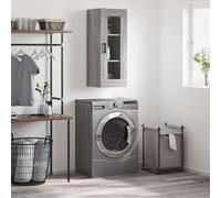 Armoire murale sonoma gris 34,5x34x90 cm Gris G