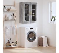 vidaXL Armoire murale gris béton 69,5x34x90 cm