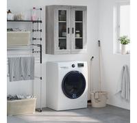 Hangkast 69,5x34x90 cm grijs sonoma eikenkleurig828498