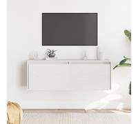 Armoire Murale Noir 100x30x35 cm Bois de Pin Massif Flottante Meuble vidaXL