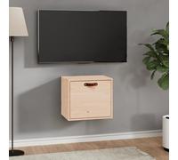 Armoire Murale Noir 40x30x35 cm Bois de Pin Massif Étagère Suspendue vidaXL