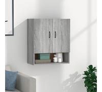 Vidaxl Armoire Murale Sonoma Gris 60x31x70 Cm Bois D'ingénierie Marron