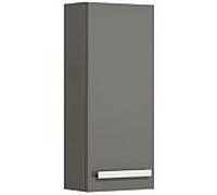 Armoire murale Pelipal Série 4005 992.123.035 1 porte, 30x70x17 cm, laquée gris pierre brillant/gris quartz brillant Select, poignée chromé