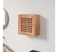 Armoire Murale Placard Rangement Salle de Bain Bois Massif de Noyer vidaXL