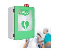 Armoire Murale pour Défibrillateur (DAE) - Boîte de Stockage Sûre avec Éclairage d’Urgence Automatique,Vitrine Transparente pour Usage en Entreprise, Hôtels & Espaces Publics