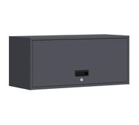 Armoire murale pour garage - vidaXL - Anthracite - 80x33x35 cm - Acier revêtu de poudre - Structure en acier durable