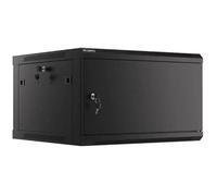 Armoire Murale Rack 19" - Lanberg - 6u/600x600 - Flat Pack - Autoensam - Noir