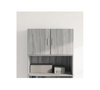 vidaXL Armoire murale Sonoma gris 70x42,5x40 cm bois d'ingénierie