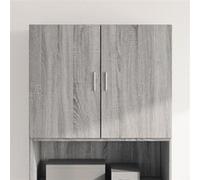 Armoire murale sonoma gris 80x42,5x64 cm bois d ingénierie Gris G