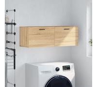 vidaXL Meuble Mural Bois Ancien 100 x 36.5 x 35 cm Bois d'ingénierie, Rangement Salle de Bain, Meuble Mural Rectangulaire, Unité de Rangement Spacieuse et Élégante, Étagères en Bois d'Ingénierie