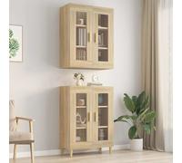 Armoire Murale Suspendue Blanc 69,5x34x90cm Étagère Flottante Rangement vidaXL