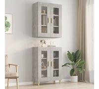 Armoire Murale Suspendue Blanc 69,5x34x90cm Étagère Flottante Rangement vidaXL